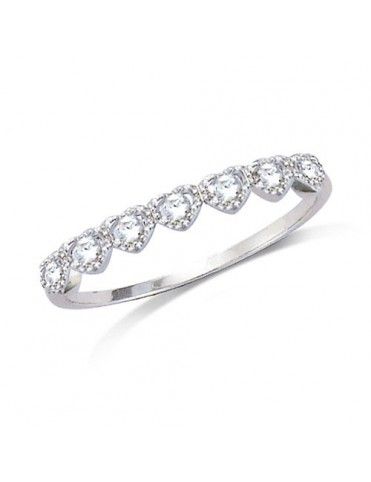 Anillo Plata Mujer Corazones 11ER057CZ