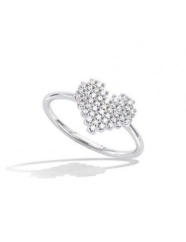 Anillo plata corazón de circonitas 11EW0760CZ