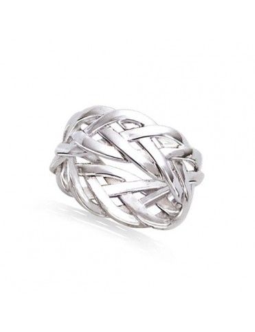 Anillo plata trenzado 11EX0540