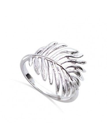 Anillo plata pluma 11EX1040