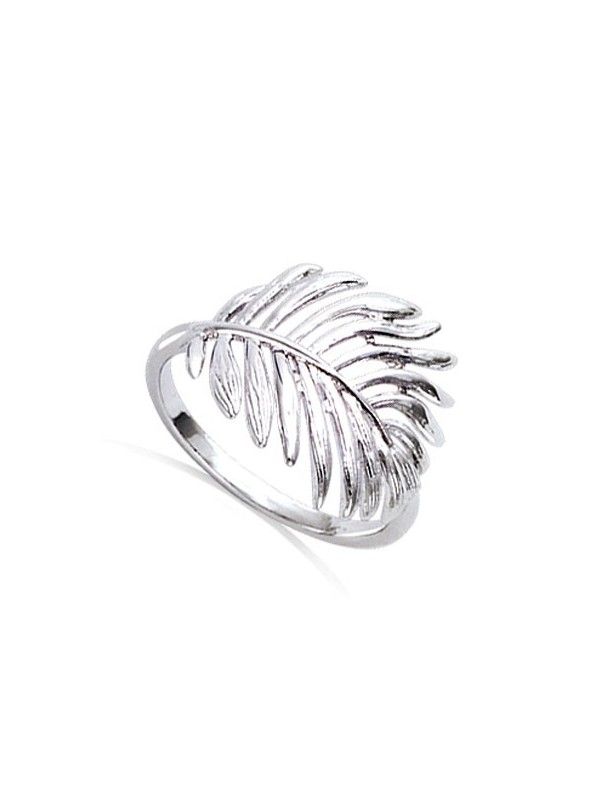 Anillo plata pluma 11EX1040