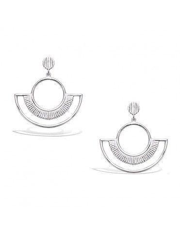 Pendientes plata geométricos 21HV0220