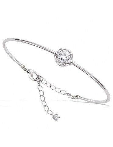 Pulsera plata semirígida 31HW1040CZ