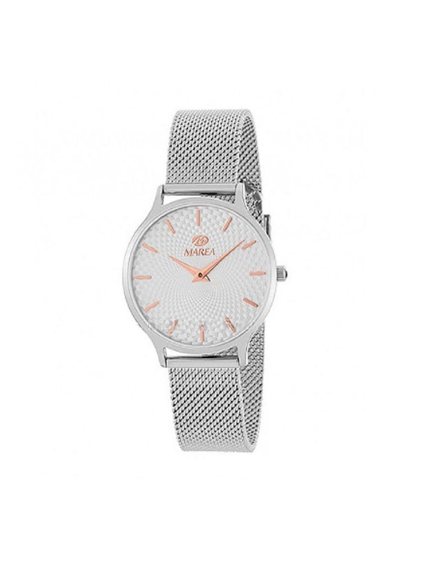 cantidad de ventas Apellido estante Reloj Marea para mujer color plata B54201/1 y malla milanesa