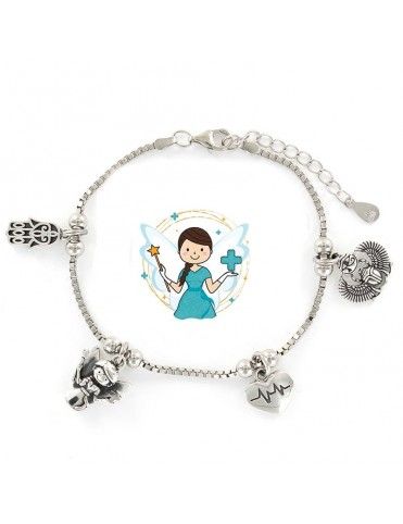 Pulsera plata Hada de la Salud 9109386
