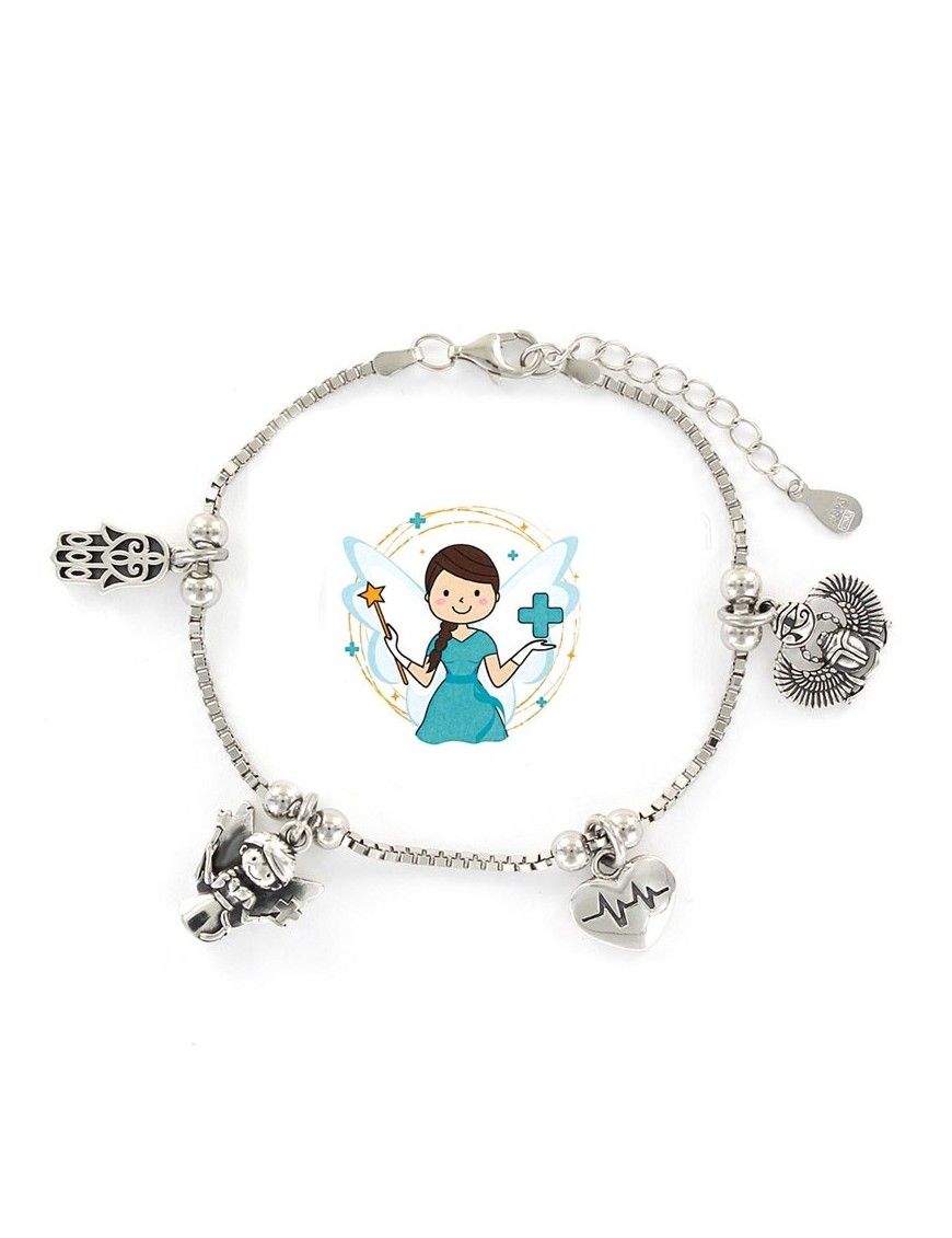Pulsera plata Hada de la Salud 9109386