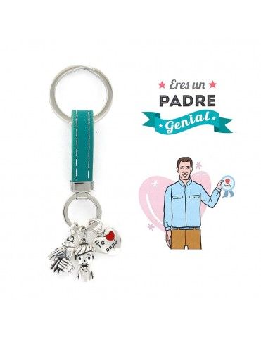 Llavero acero papá eres genial 9109449