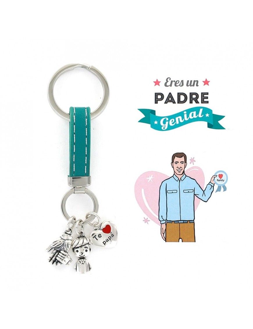 Llavero acero papá eres genial 9109449