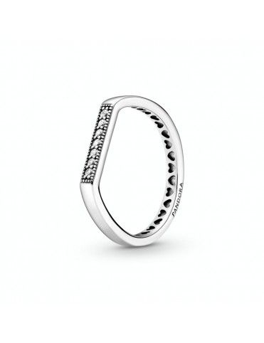 Anillo Pandora en plata de ley Barra Brillante 199041C01-54