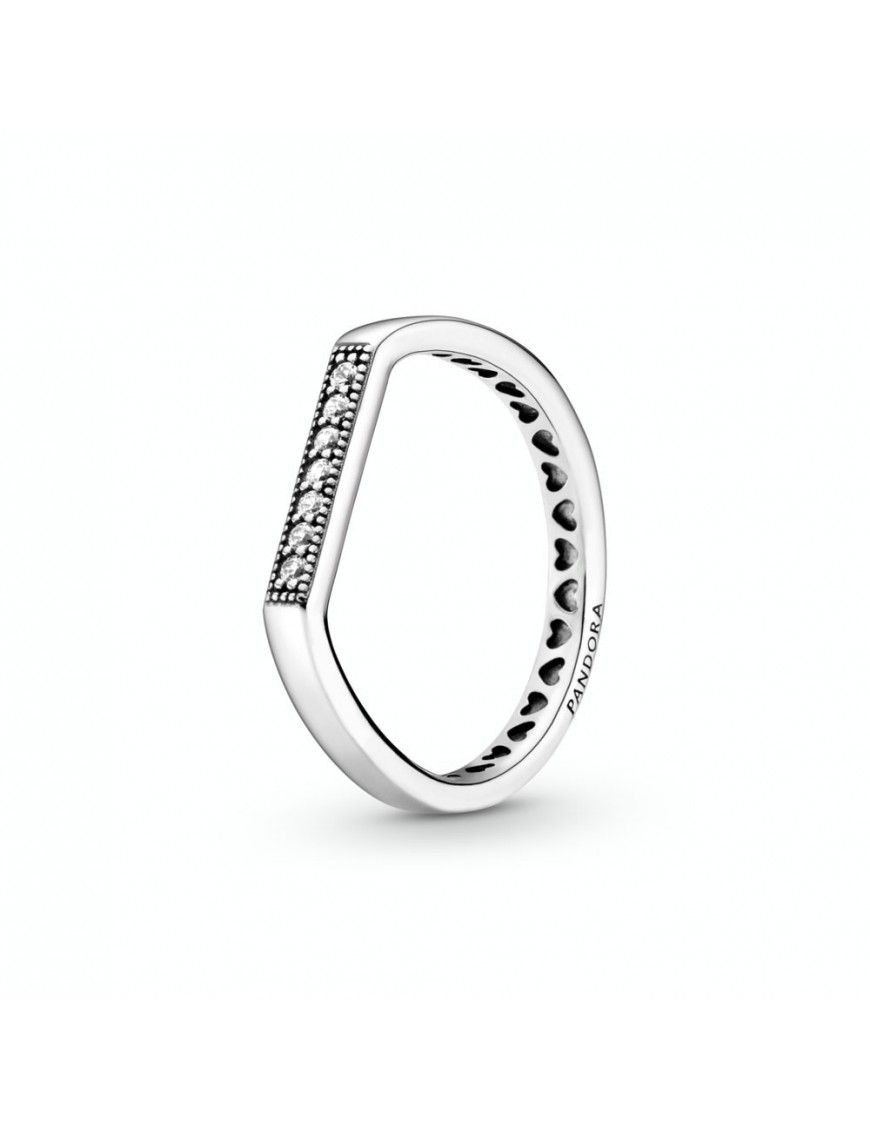 Anillo Pandora en plata de ley Barra Brillante 199041C01-54