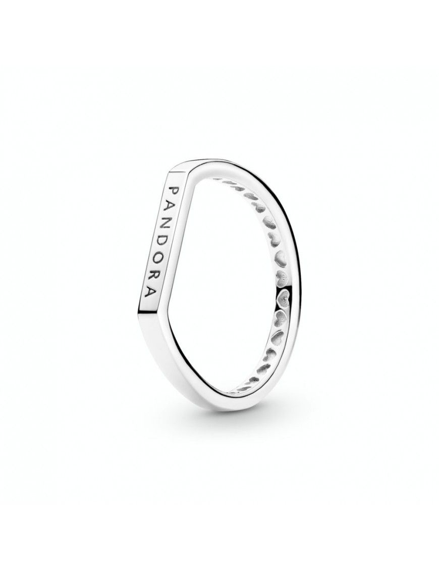 Anillo Pandora en plata de ley Barra Logo Pandora 199048C00-52