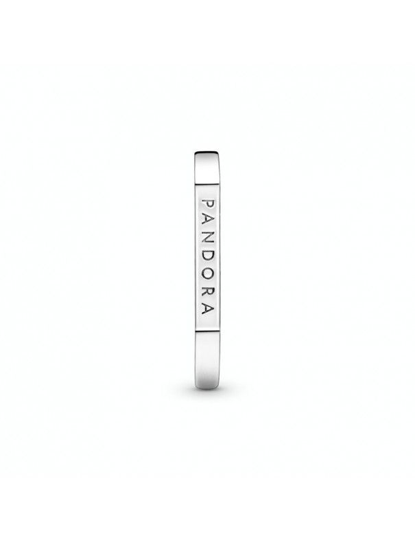 Anillo Pandora en plata de ley Barra Logo Pandora 199048C00-54