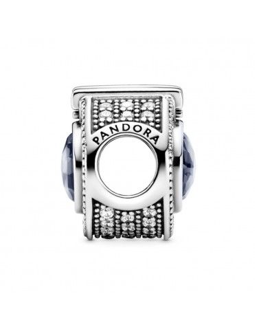 Charm Pandora en plata de ley Corona Azul Reluciente 799058C01