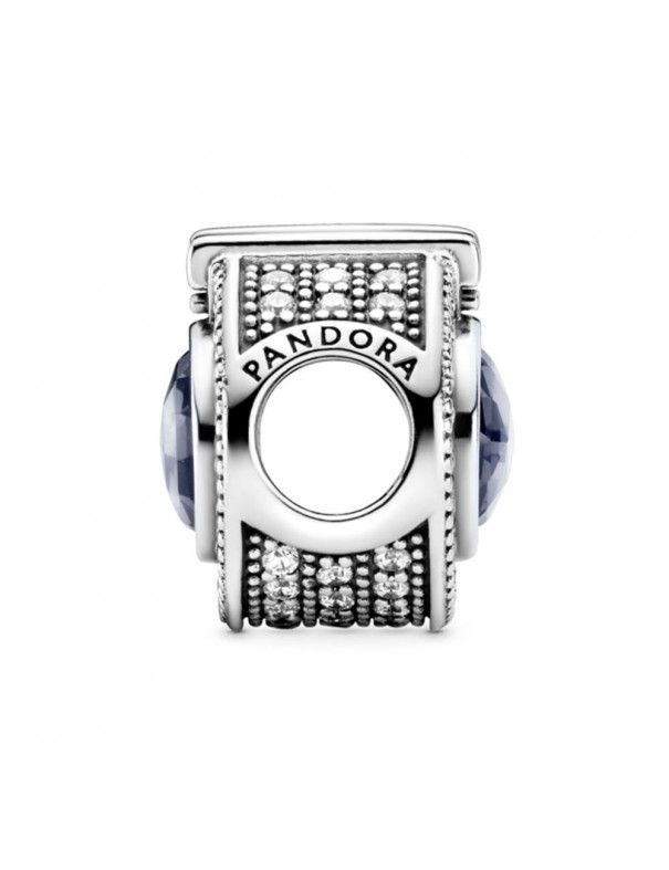 Charm Pandora en plata de ley Corona Azul Reluciente 799058C01