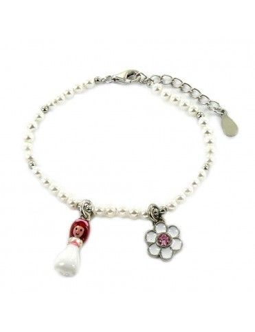Pulsera de plata Primera Comunión 9110185