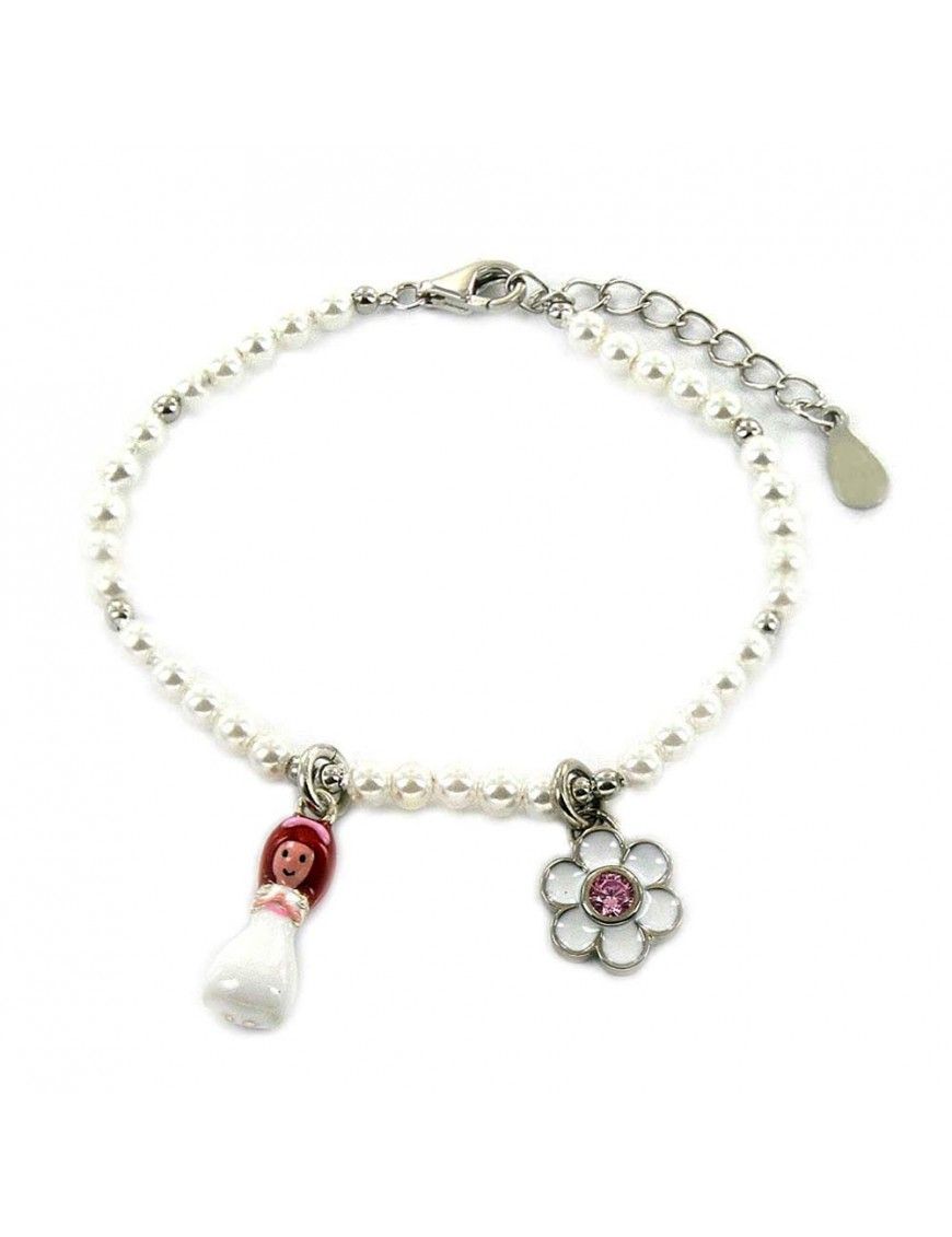 Pulsera de plata Primera Comunión 9110185
