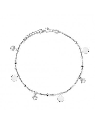 Pulsera de plata con colgantes 115364