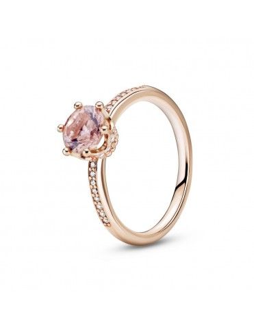 Anillo Pandora Rose Corona Rosa Brillante 188289C01-52