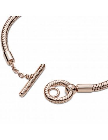 Pulsera Moments Pandora Rose Cadena Serpiente cierre T 589087C00-18