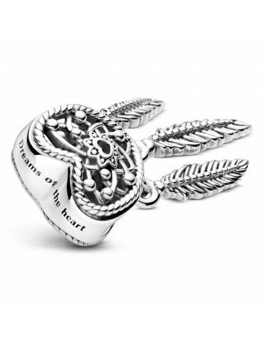 Charm Pandora Atrapasueños Corazón filigrana y Plumas 799107C00