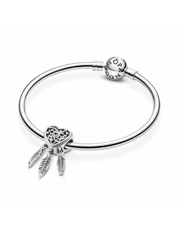 Charm Pandora Atrapasueños Corazón filigrana y Plumas 799107C00