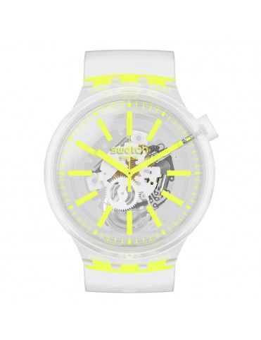 Reloj Swatch Yellow In Jelly unisex SO27E103