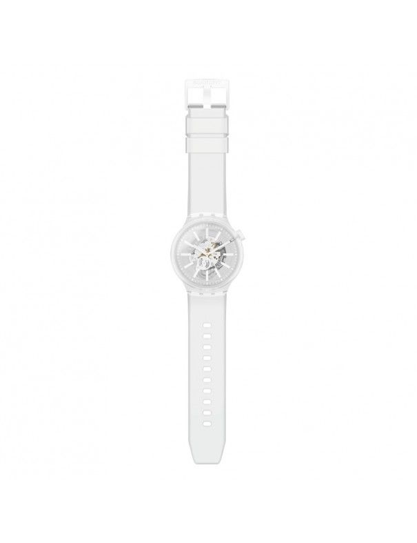 Reloj Swatch White In Jelly unisex SO27E106