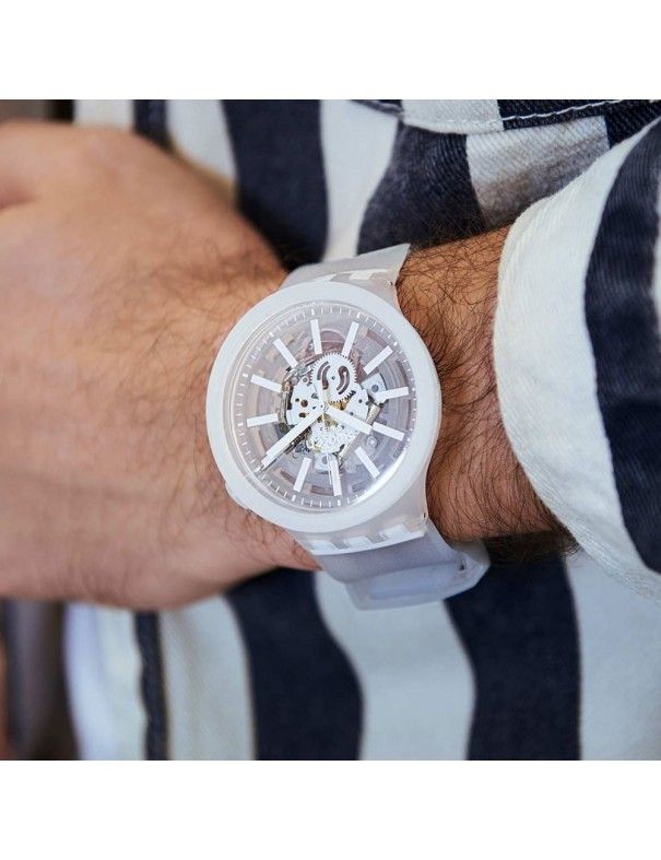 Reloj Swatch White In Jelly unisex SO27E106