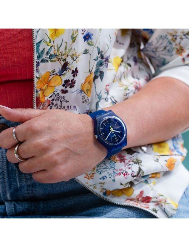 Reloj Swatch Blue Sirup unisex SUON142