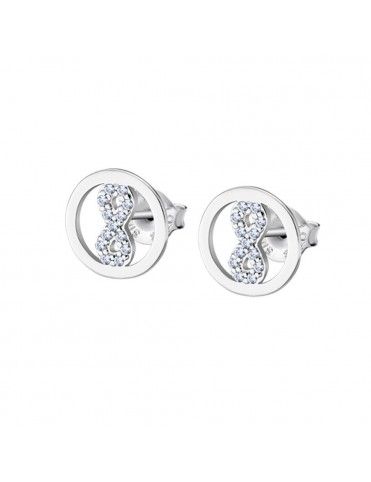 Pendientes Lotus Silver con infinito LP1768-4/3