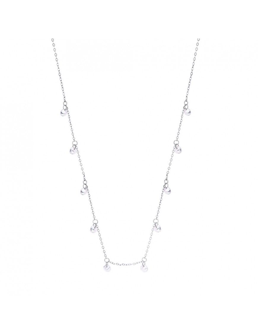 Collar Lotus Silver con circonitas LP3002-1/1