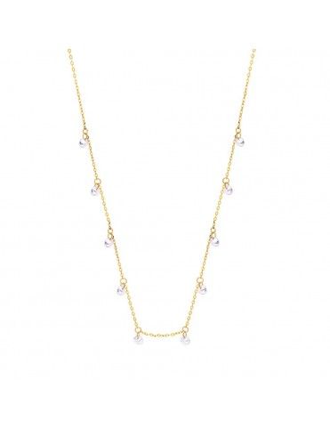 Collar Lotus Silver con circonitas LP3002-1/2