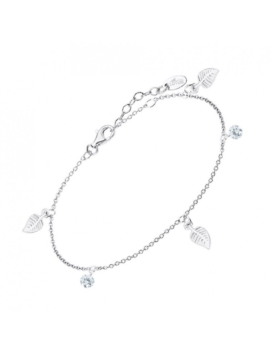 Pulsera Lotus Silver con plumas LP3008-2/1