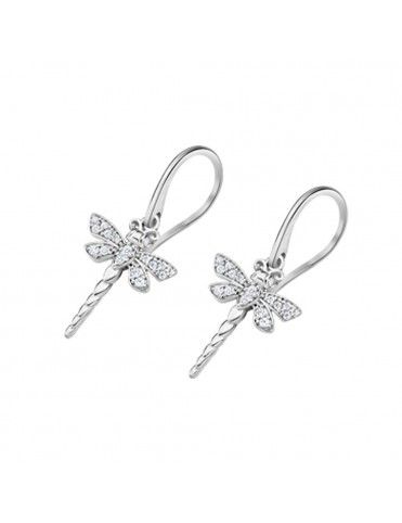 Pendientes Lotus Silver con libélula LP3019-4/1