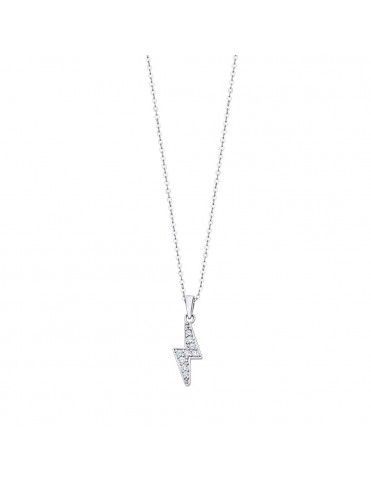 Collar Lotus Silver con rayo LP3020-1/1