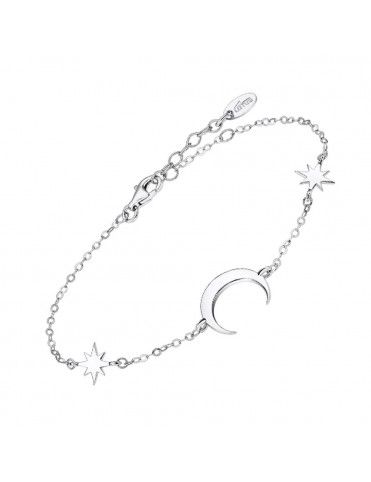 Pulsera Lotus Silver luna y estrella LP3021-2/1