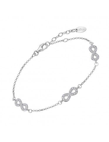Pulsera Lotus Silver con infinitos LP3029-2/1