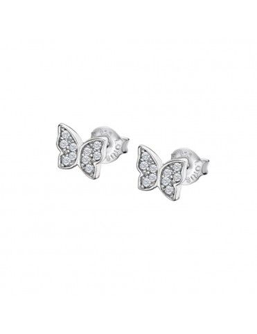 Pendientes Lotus Silver con mariposas LP3051-4/1