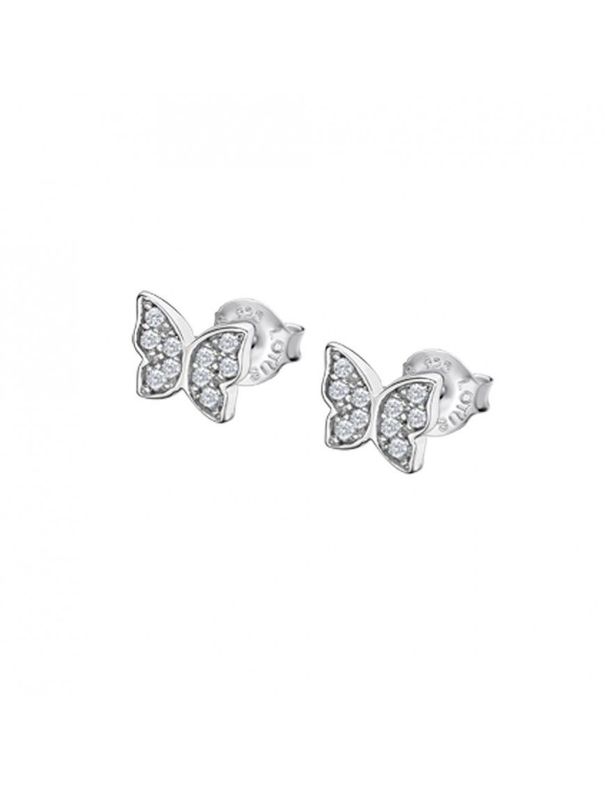 Pendientes Lotus Silver con mariposas LP3051-4/1