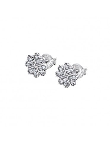 Pendientes Lotus Silver cuatrébol LP3052-4/1