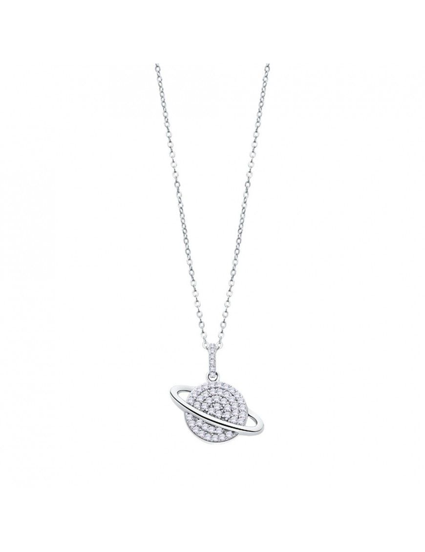 Collar Lotus Silver con planeta LP3071-1/1