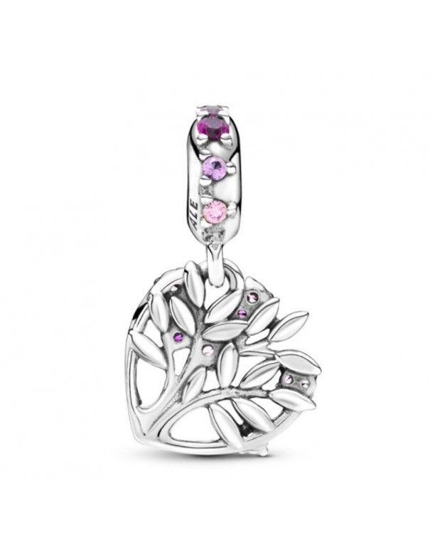 Charm Colgante Pandora Corazón Árbol de la Vida Rosa 799153C01