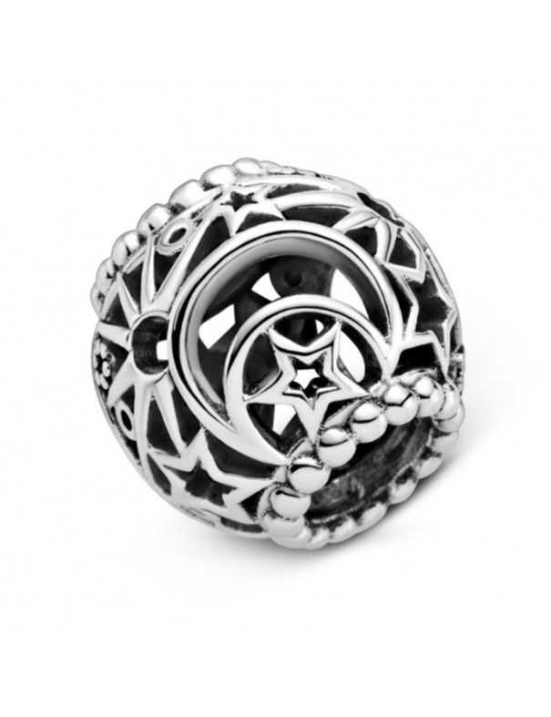 Charm Pandora Sol Estrellas y Luna Filigrana 799183C00