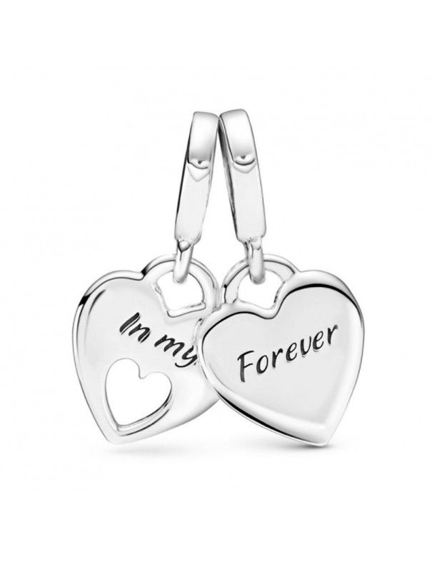 Charm Colgante Pandora Corazón Doble 799187C01