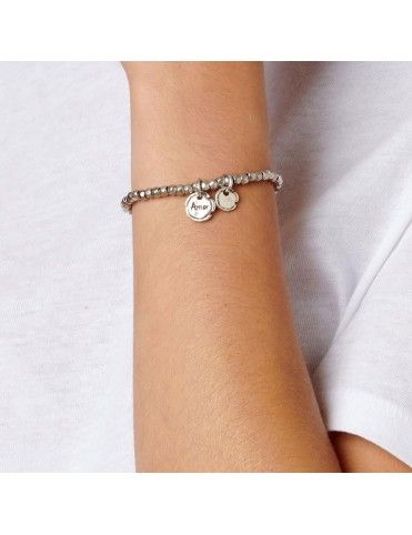 Pulsera Uno de 50 Amor Sellado PUL1596MTL0000M