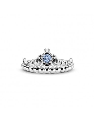 Anillo Pandora Corona Azul Cenicienta Disney 199191C01-52