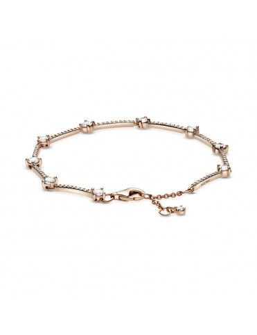 Pulsera Pandora Rose Barra Brillante en Pavé 589217C01-18
