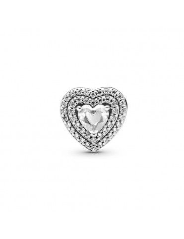 Charm Pandora Corazón Brillante Elevado 799218C01