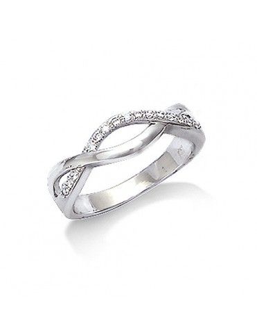 Anillo de plata trenzado...