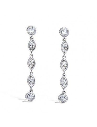 Pendientes De Plata Largos...